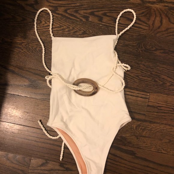 Shopbop White One Piece Swimsuit - Picture 7 of 10